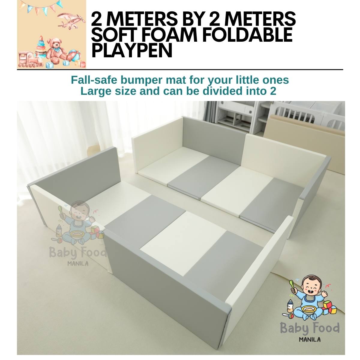 Foam store for playpen