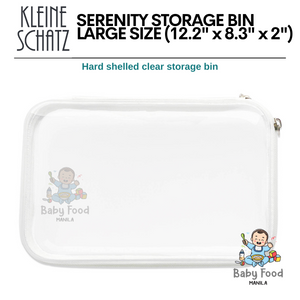 SERENITY Storage bins [hard shelled clear storage case] LARGE