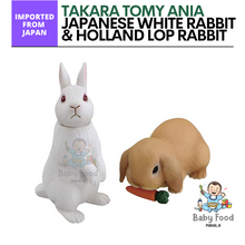 Load image into Gallery viewer, TAKARA TOMY: ANIA (Japanese White rabbit &amp; Holland lop rabbit)
