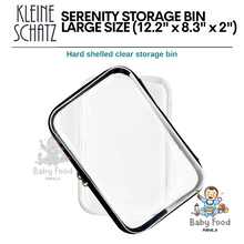 Load image into Gallery viewer, SERENITY Storage bins [hard shelled clear storage case] LARGE
