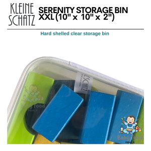 SERENITY bins [hard shelled clear storage case] XLARGE