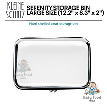 Load image into Gallery viewer, SERENITY Storage bins [hard shelled clear storage case] LARGE
