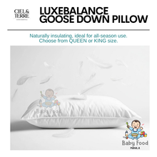 Load image into Gallery viewer, CIEL &amp; TERRE LUXEBalance Goose down pillow
