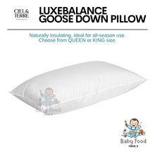 Load image into Gallery viewer, CIEL &amp; TERRE LUXEBalance Goose down pillow
