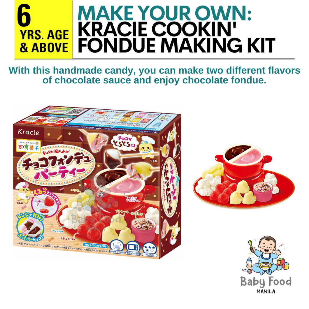 Kracie Popin Chocolate Fondue Making Kit for Kids 31g (Pack of 5