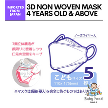 Load image into Gallery viewer, SKATER 3D structured non-woven mask for kids 5 pcs. set  [POOH]
