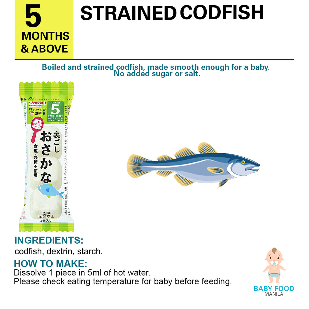 WAKODO [FREEZE DRIED] Strained Codfish