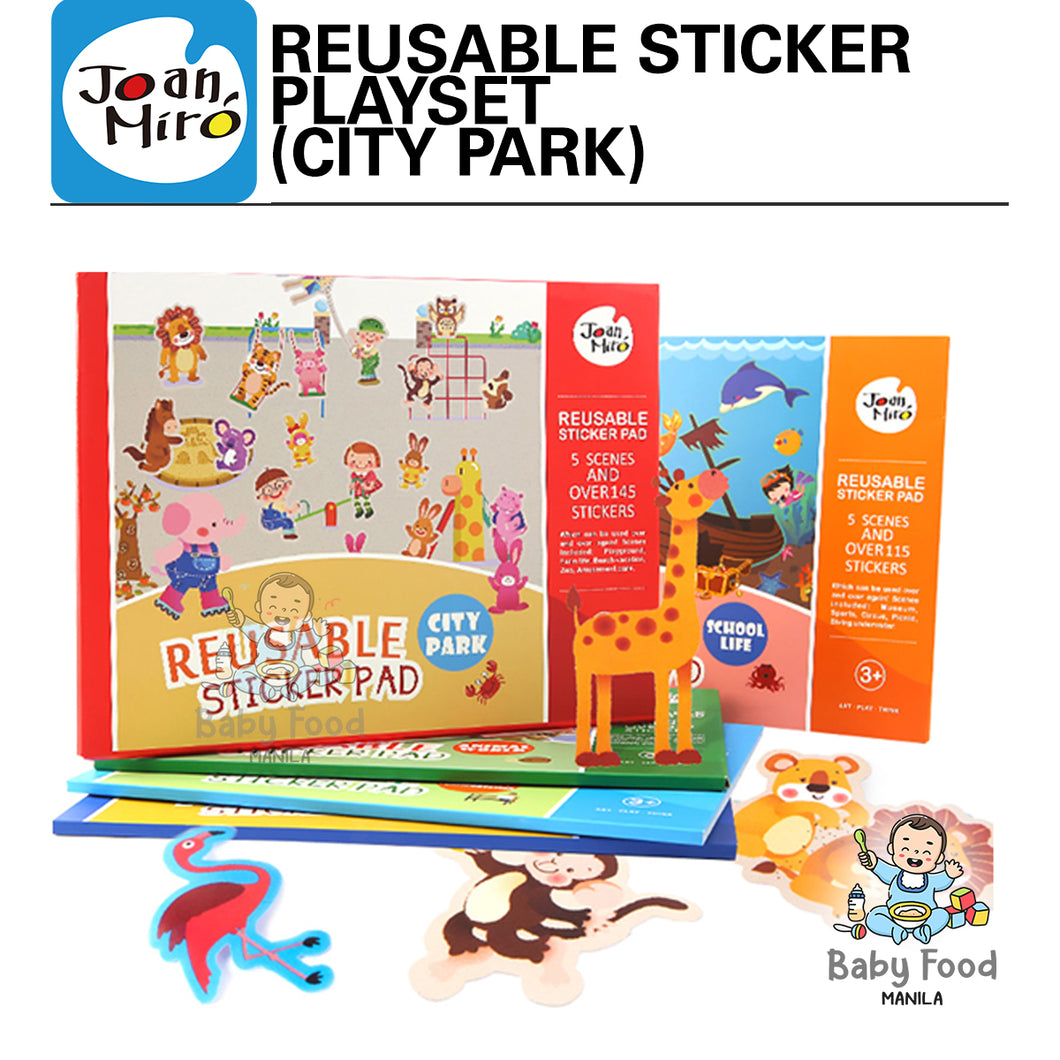 JOAN MIRO Reusable Sticker Play Set