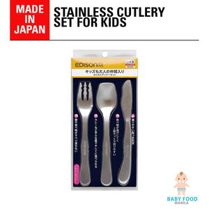 EDISON MAMA Stainless Cutlery set for kids