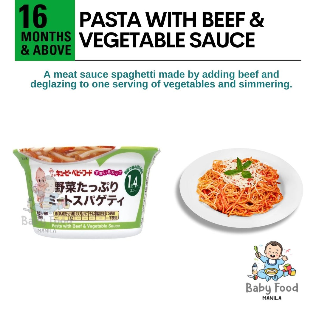 KEWPIE Pasta with Beef & Vegetable sauce